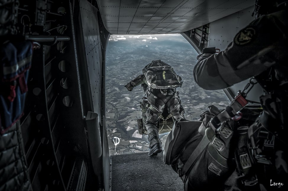 mental avant un saut en terrain hostile